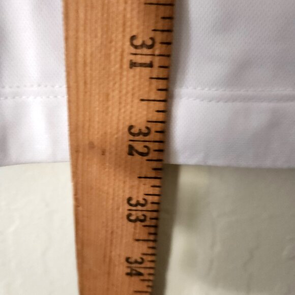 Men's XL Ironstone White Golf Tennis Shirt Collared Polo Style Race Car - Picture 5 of 7